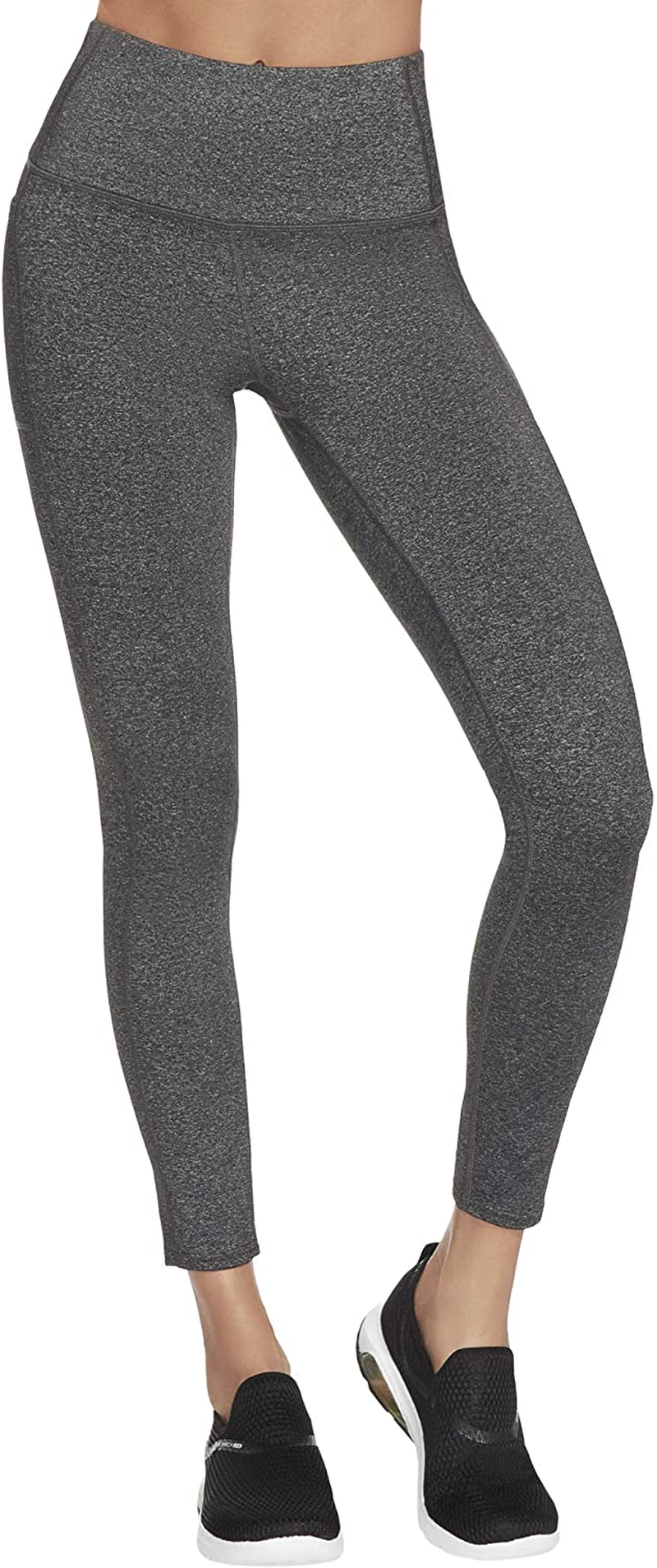 Skechers Women's Gowalk High Waisted Legging Apparel & Accessories > Clothing > Activewear Skechers Heathered Charcoal X-Large 