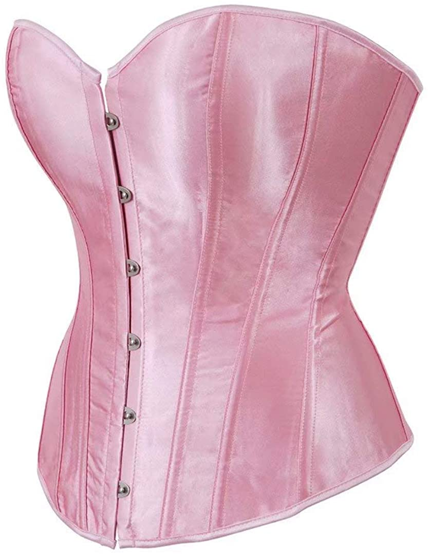 Leather Corsets for Women Bustier Lingerie Top Punk Rock Waist Cincher Basque Halloween Costume Apparel & Accessories > Clothing > Underwear & Socks > Lingerie jutrisujo   