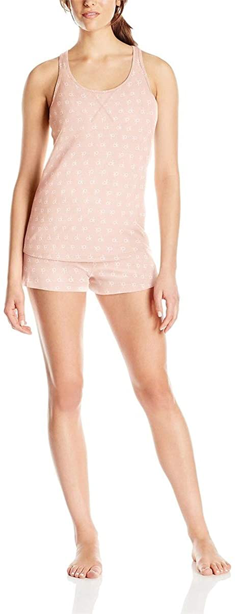 Calvin Klein Women'S Tank Top and Boxer Short Pajama Set Apparel & Accessories > Clothing > Sleepwear & Loungewear Kylie Max   
