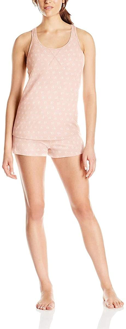 Calvin Klein Women'S Tank Top and Boxer Short Pajama Set Apparel & Accessories > Clothing > Sleepwear & Loungewear Kylie Max   