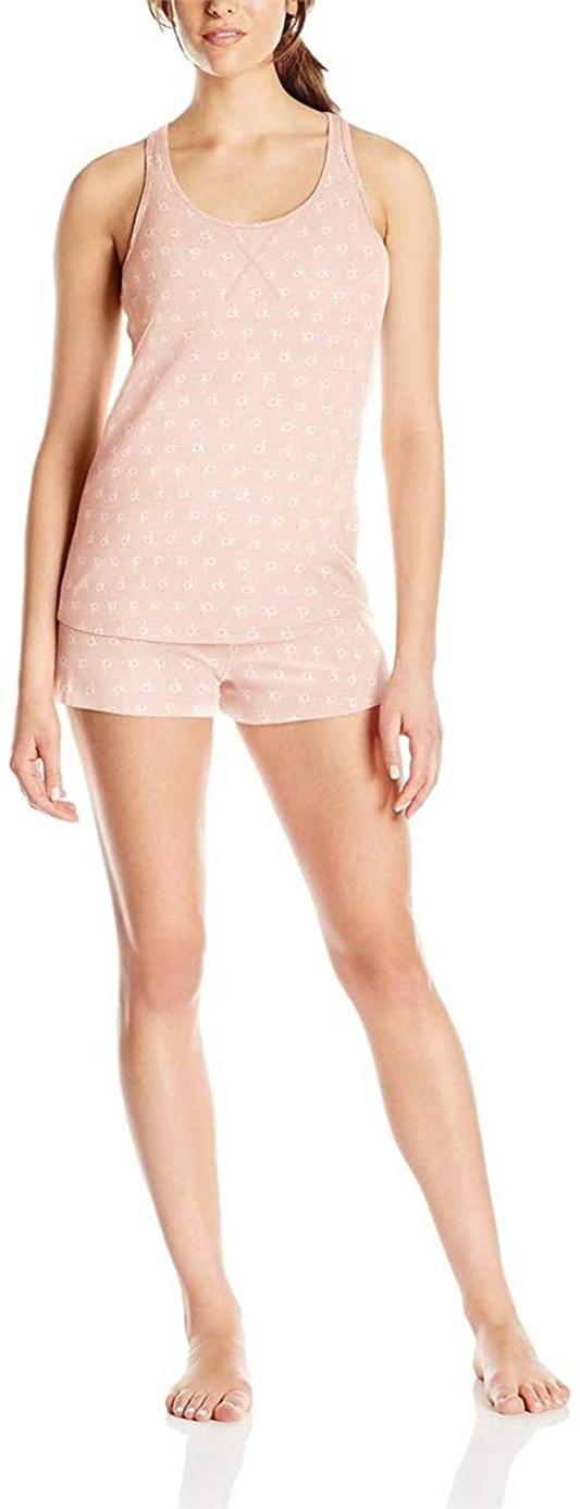 Calvin Klein Women'S Tank Top and Boxer Short Pajama Set Apparel & Accessories > Clothing > Sleepwear & Loungewear Kylie Max   