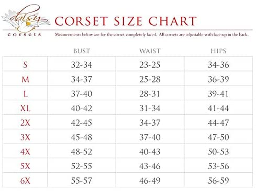 Daisy Corsets Womens Sleeveless Apparel & Accessories > Clothing > Underwear & Socks > Lingerie Daisy corsets   