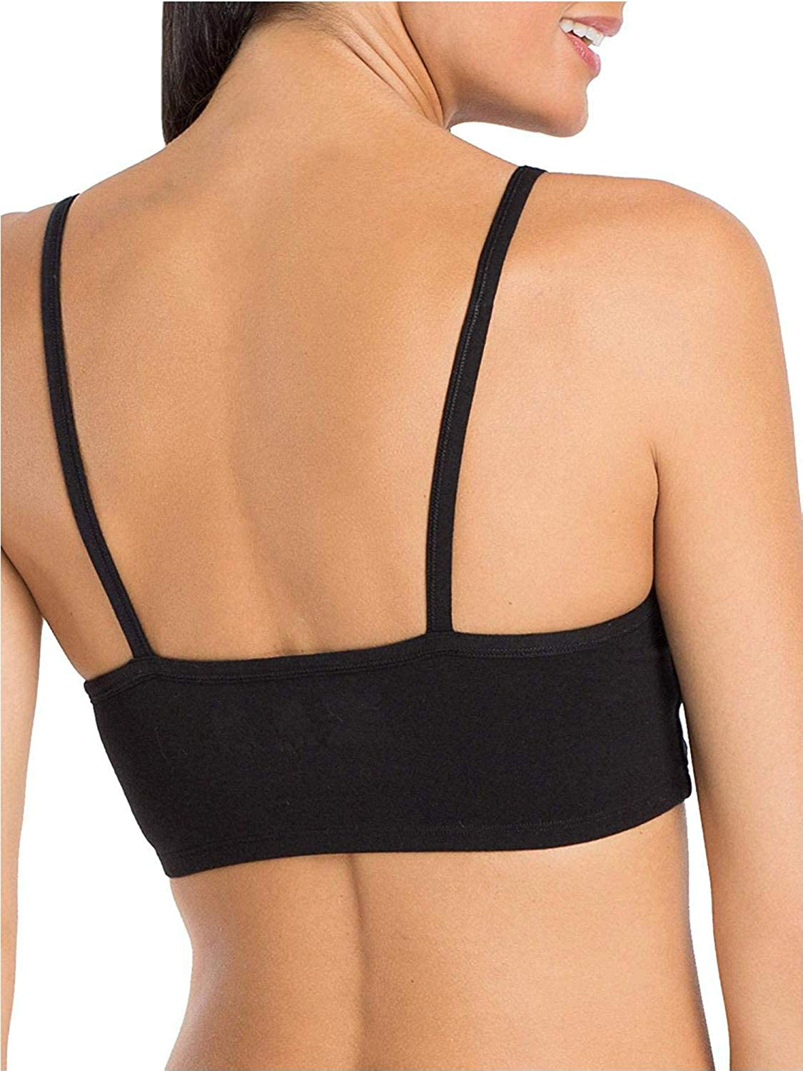 Fruit of the Loom Women'S Spaghetti Strap Cotton Pullover Sports Bra Apparel & Accessories > Clothing > Underwear & Socks > Bras Kylie Max   