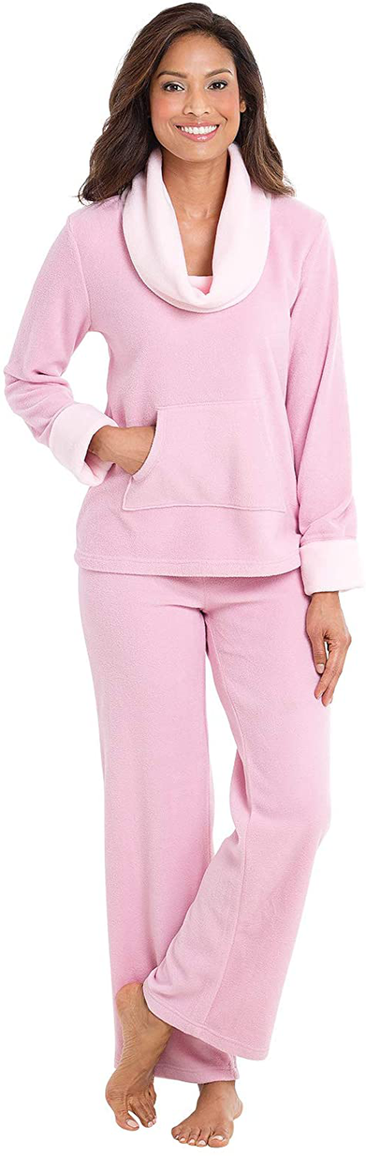 Pajamagram Soft Fleece Pajamas Women - Womens Pajama Sets Apparel & Accessories > Clothing > Sleepwear & Loungewear > Pajamas Kylie Max   