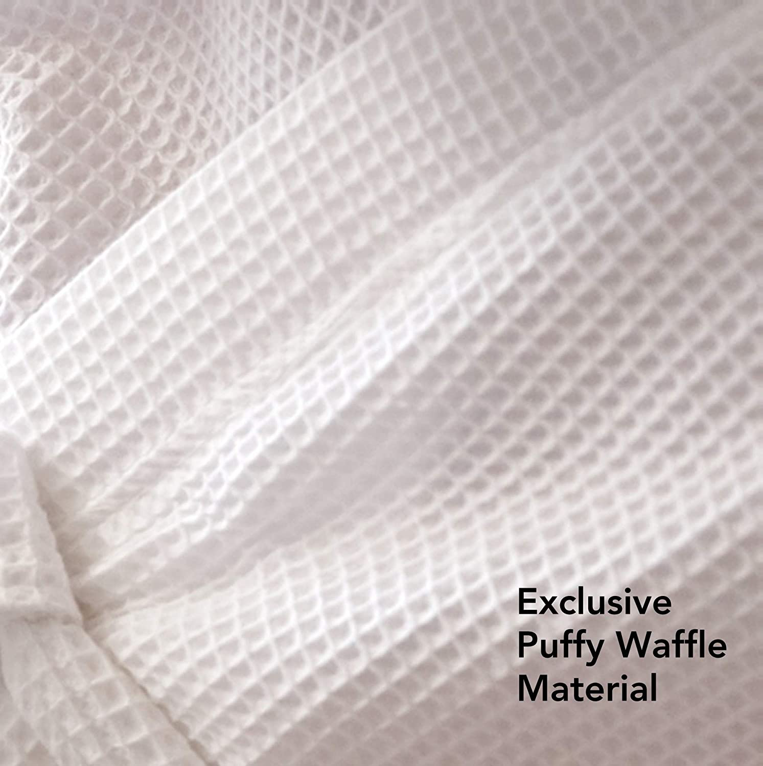 Square Waffle Spa Kimono Robe - Soft Light Hotel Bathrobe by Monarch/Cypress Apparel & Accessories > Clothing > Sleepwear & Loungewear > Robes Monarch/Cypress   