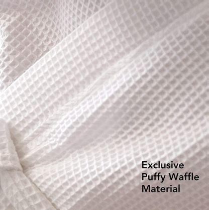 Square Waffle Spa Kimono Robe - Soft Light Hotel Bathrobe by Monarch/Cypress Apparel & Accessories > Clothing > Sleepwear & Loungewear > Robes Monarch/Cypress   