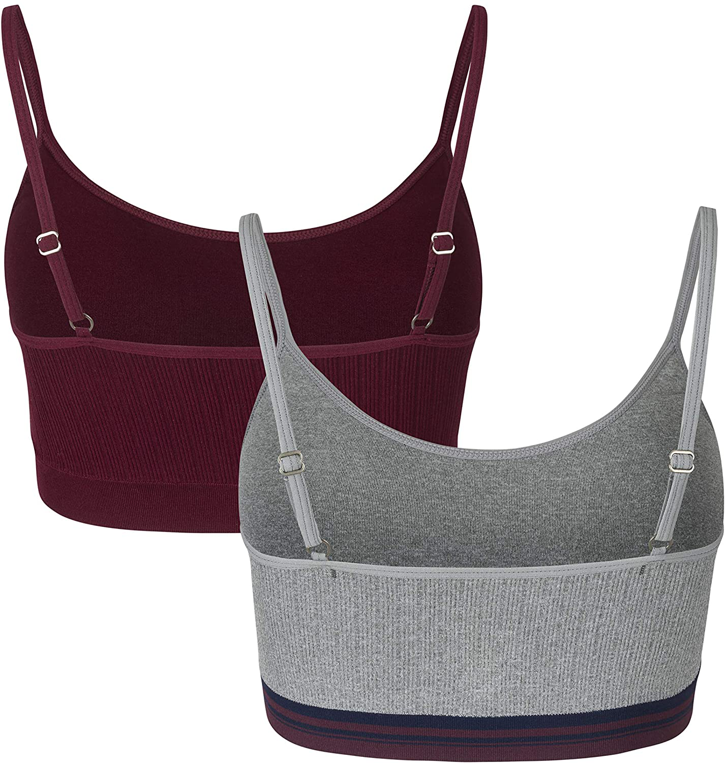 Lucky Brand Women’S Bra – 2 Pack Seamless Comfort Crop Cami Lounge Bralette (S-XL) Apparel & Accessories > Clothing > Underwear & Socks > Bras Kylie Max   
