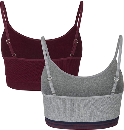 Lucky Brand Women’S Bra – 2 Pack Seamless Comfort Crop Cami Lounge Bralette (S-XL) Apparel & Accessories > Clothing > Underwear & Socks > Bras Kylie Max   