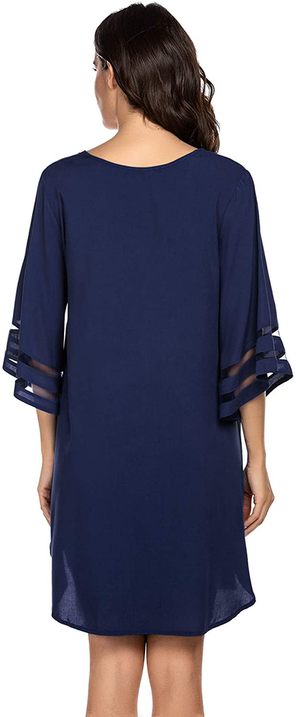 Ekouaer Women'S Swim Cover Ups for Beach Swimwear, Summer Casual Loose Sun Dress Apparel & Accessories > Clothing > Swimwear Kylie Max   