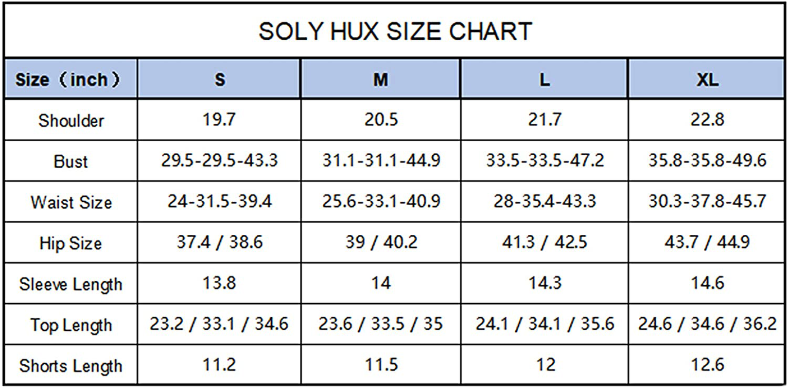 SOLY HUX Women'S Sleepwear 4Pcs Floral Print Satin Cami Pajama Set with Robe Apparel & Accessories > Clothing > Sleepwear & Loungewear Kylie Max   