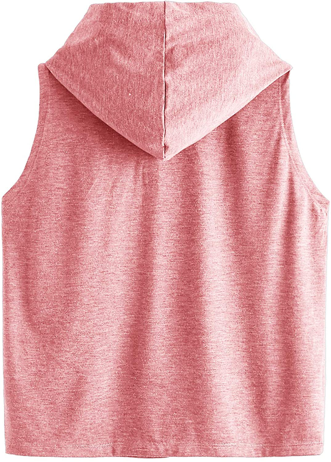 Sweatyrocks Women'S Summer Sleeveless Hooded Tank Top T-Shirt for Athletic Exercise Relaxed Breathable Apparel & Accessories > Clothing > Activewear Kylie Max   