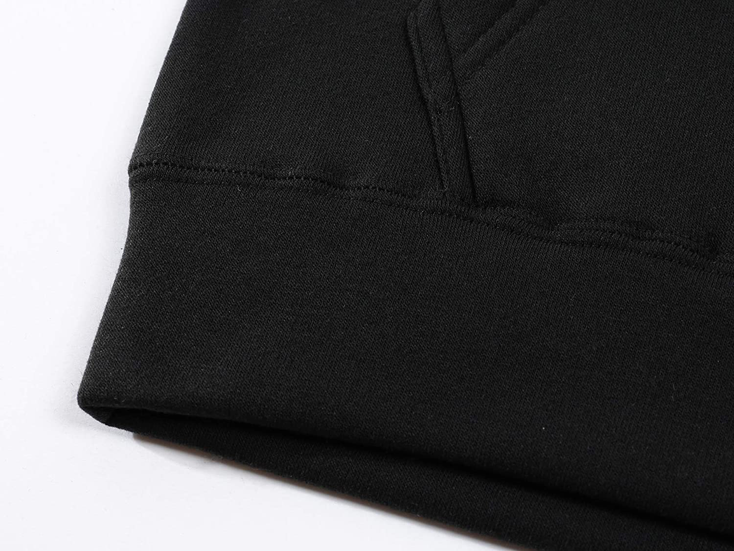Lauweion Women ESSENTIALS Fleece Letter Loose Hoodie Sweatshirt Long Sleeve Kangaroo Pocket Drop Shoulder Pullovers Top Apparel & Accessories > Clothing > Activewear Kylie Max   