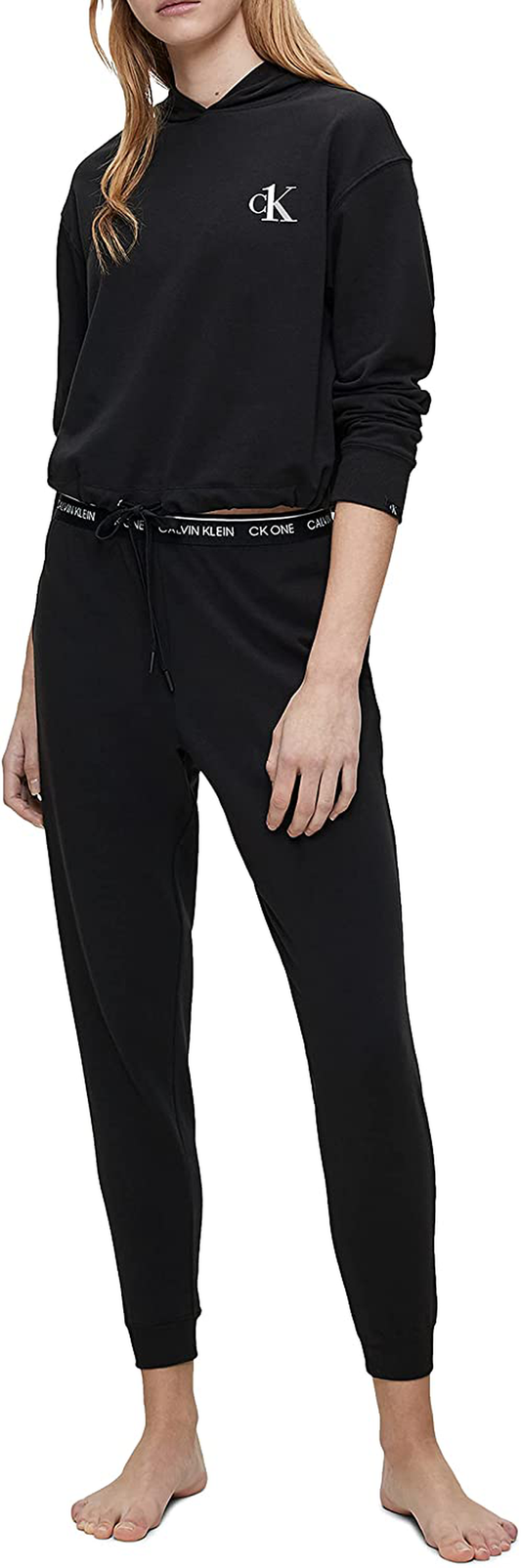 Calvin Klein Women'S Ck One Cotton Jogger Sweatpants Apparel & Accessories > Clothing > Activewear Kylie Max   