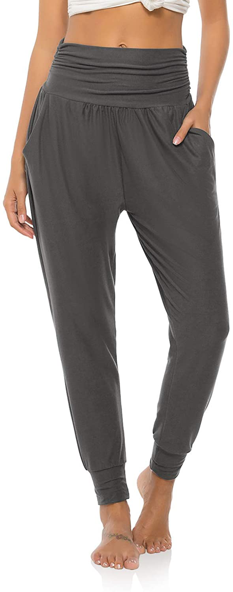 DIBAOLONG Womens Yoga Sweatpants Loose Workout Joggers Pants Comfy Lounge Pants with Pockets Apparel & Accessories > Clothing > Activewear Kylie Max   