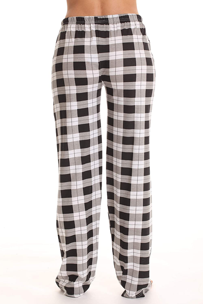 Just Love 100% Cotton Jersey Women Plaid Pajama Pants Sleepwear Apparel & Accessories > Clothing > Sleepwear & Loungewear > Pajamas Kylie Max   