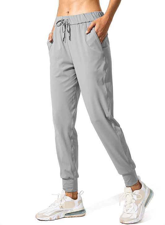 SANTINY Women'S Joggers Pants with Pockets Drawstring Running Sweatpants for Women Lounge Workout Jogging Apparel & Accessories > Clothing > Activewear Kylie Max   