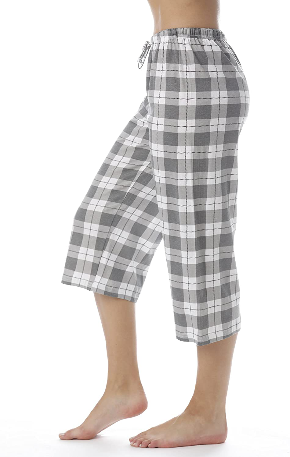Just Love 100% Cotton Women Pajama Capri Pants Sleepwear Apparel & Accessories > Clothing > Sleepwear & Loungewear > Pajamas Kylie Max   