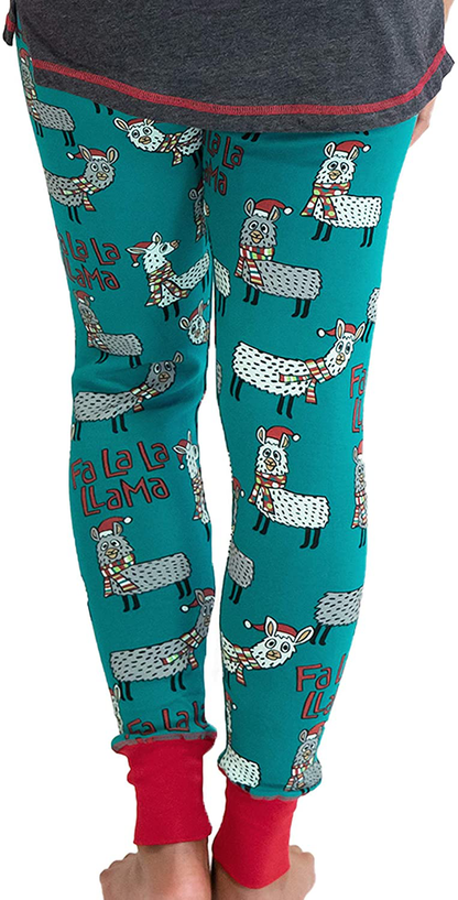 Lazy One Matching Family Pajama Sets for Adults, Teens, Kids, and the Dog (FA La La Llama) Apparel & Accessories > Clothing > Sleepwear & Loungewear > Pajamas Kylie Max   