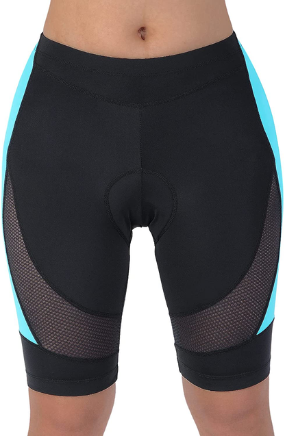 Beroy Bike Shorts Women 3D Gel Padded with Pocket Indoor- Outdoor Cycling Spining - Shorts Apparel & Accessories > Clothing > Shorts Kylie Max   