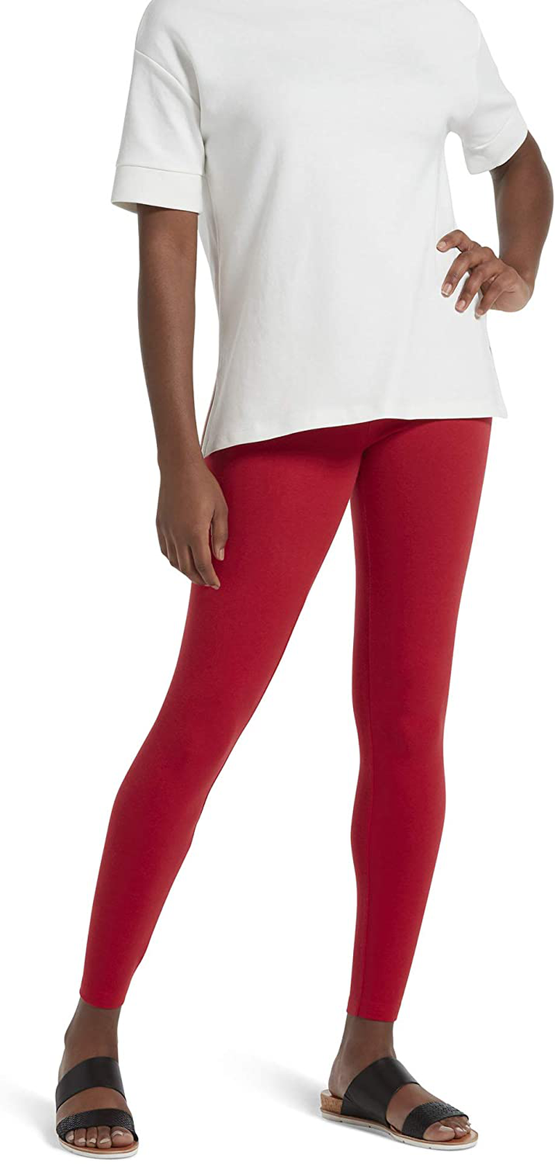 No Nonsense Women's Cotton Legging Apparel & Accessories > Clothing > Activewear No Nonsense Red Hot 2X 