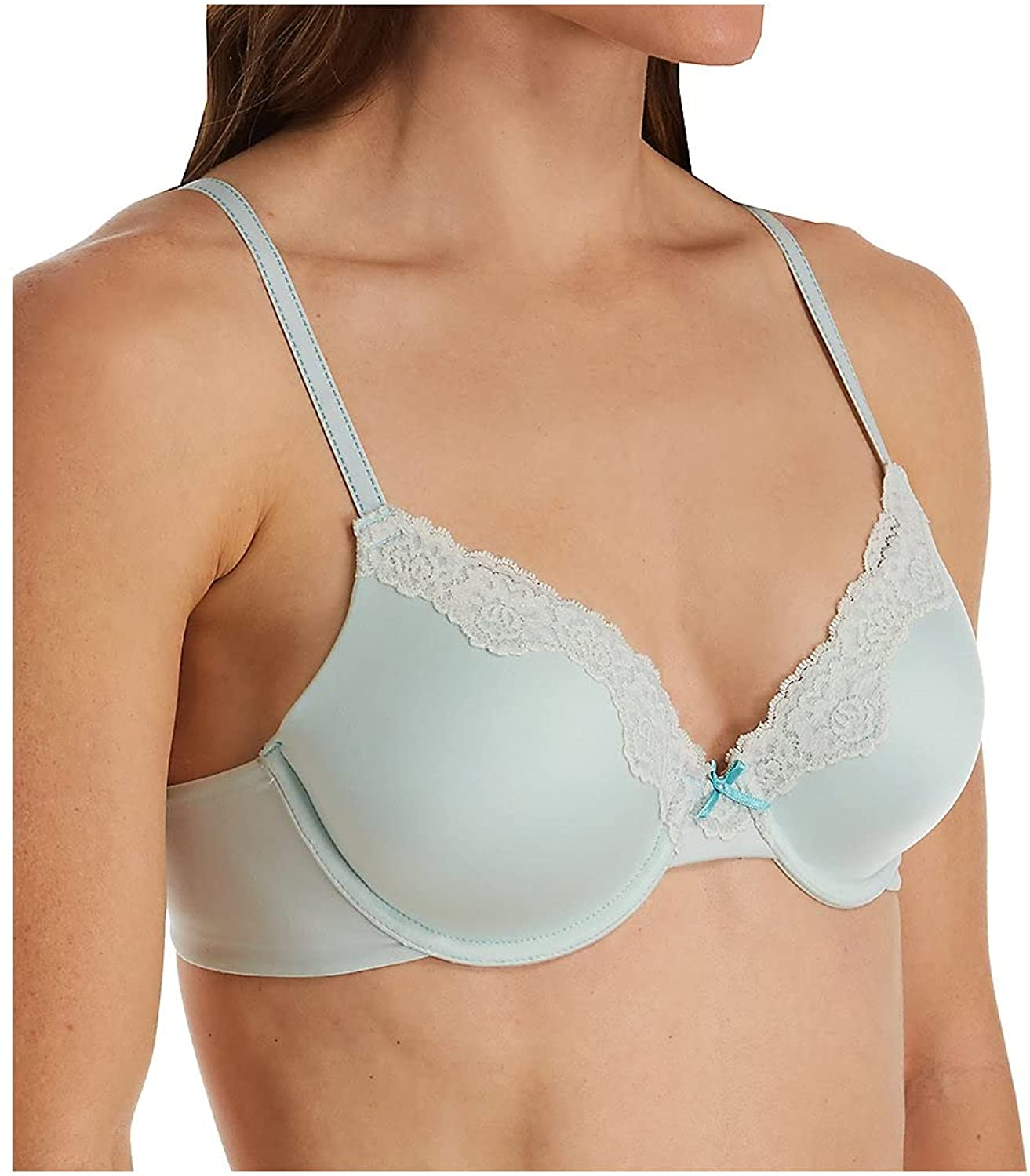 Maidenform Women'S Comfy Soft Full Coverage Underwire Bra 09404 Apparel & Accessories > Clothing > Underwear & Socks > Lingerie Maidenform Mint Sparkle 36B 