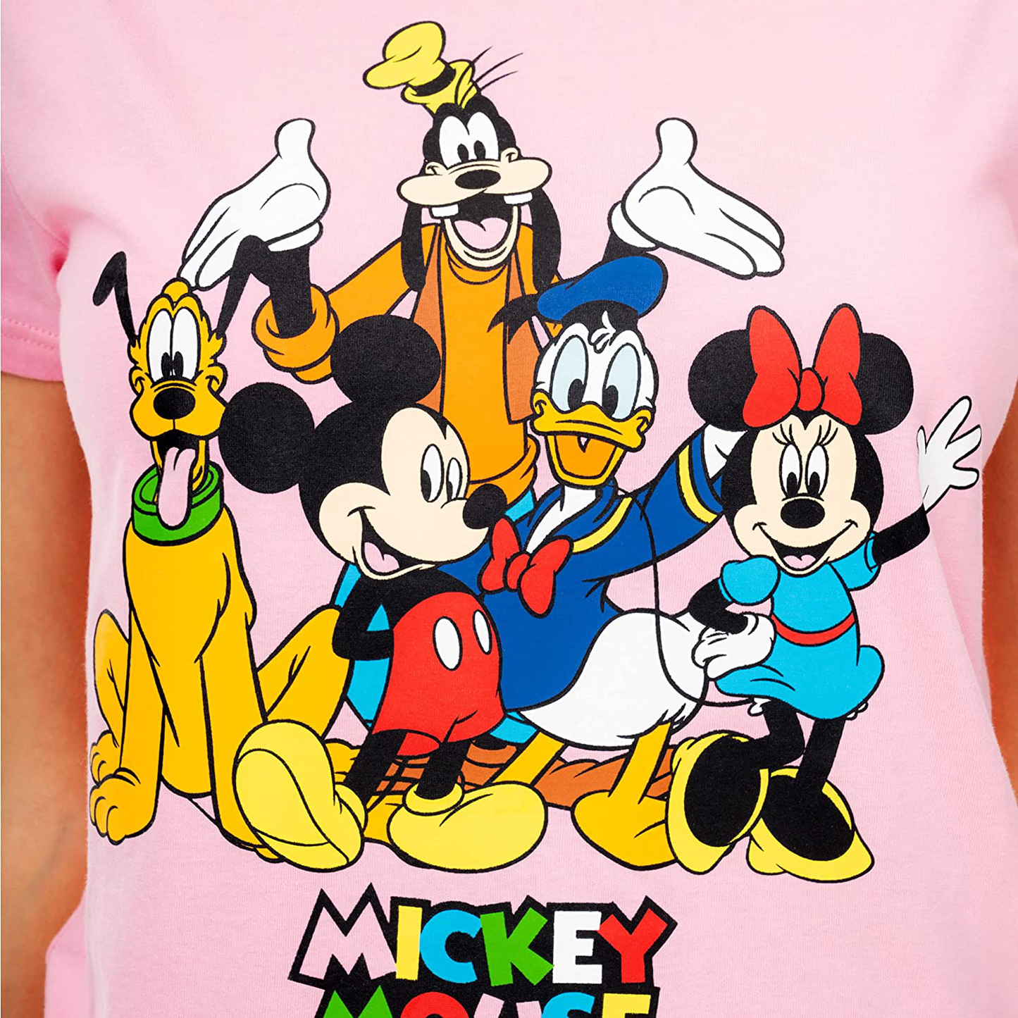 Disney Womens Mickey Mouse Minnie Mouse and Friends Pajamas Apparel & Accessories > Clothing > Sleepwear & Loungewear > Pajamas Disney   