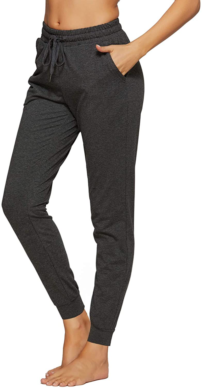 Stelle Women'S Sweatpants Lightweight Yoga Joggers Athletic Workout Track Pants with Pockets 28" Apparel & Accessories > Clothing > Activewear Kylie Max   