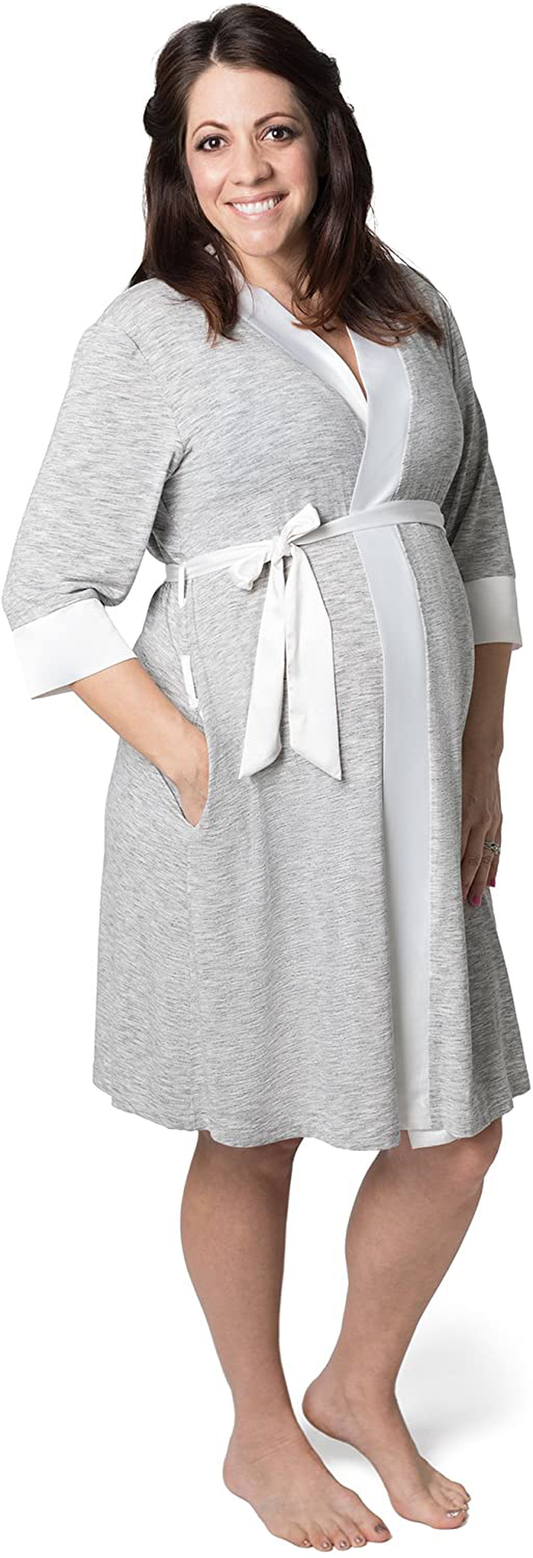 Kindred Bravely Emmaline Maternity & Nursing Robe Hospital Bag/Delivery Essential Apparel & Accessories > Clothing > Sleepwear & Loungewear > Robes Kylie Max   