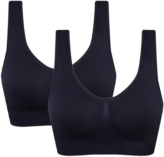 Women'S Comfort Workout Sports Bra Low-Impact Activity Sleep Bras Apparel & Accessories > Clothing > Underwear & Socks > Bras Kylie Max   