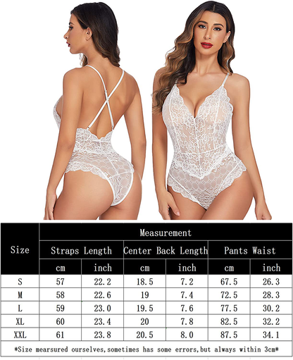 Avidlove Women Teddy Lingerie One Piece Babydoll Mini Bodysuit Apparel & Accessories > Clothing > Underwear & Socks > Lingerie Avidlove   