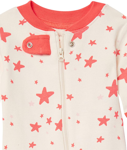 Moon and Back by Hanna Andersson Girls' One Piece Footless Pajamas Apparel & Accessories > Clothing > Sleepwear & Loungewear > Pajamas Kylie Max   