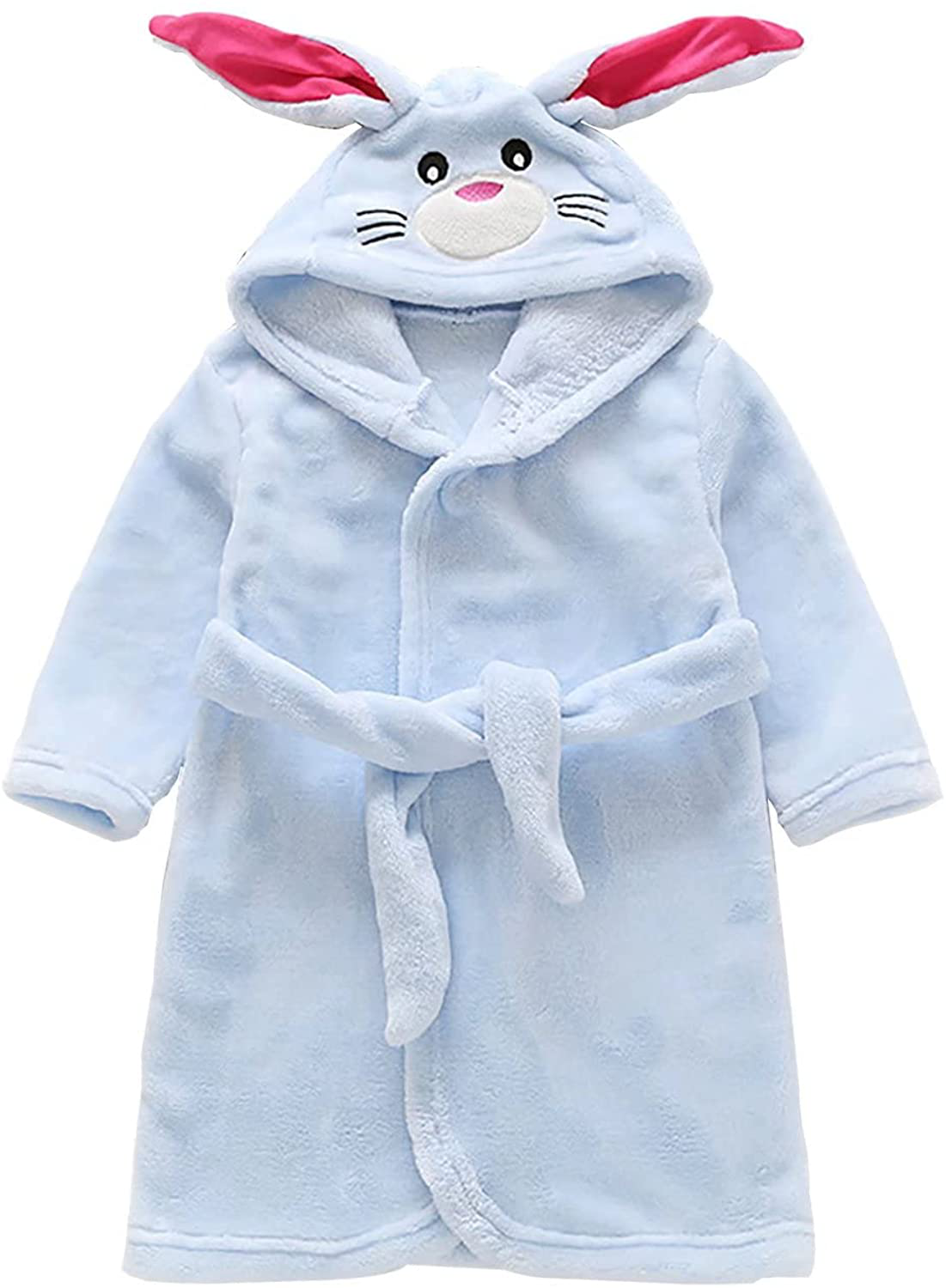 Toddler Baby Boys Girls Cartoon Bathrobe Flannel Robe Winter Night-Robe Apparel & Accessories > Clothing > Sleepwear & Loungewear > Robes Kylie Max   