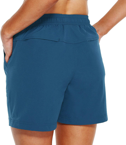Willit Women'S 5" Hiking Shorts Golf Athletic Outdoor Shorts Quick Dry Workout Summer Water Shorts with Pockets Apparel & Accessories > Clothing > Shorts Kylie Max   