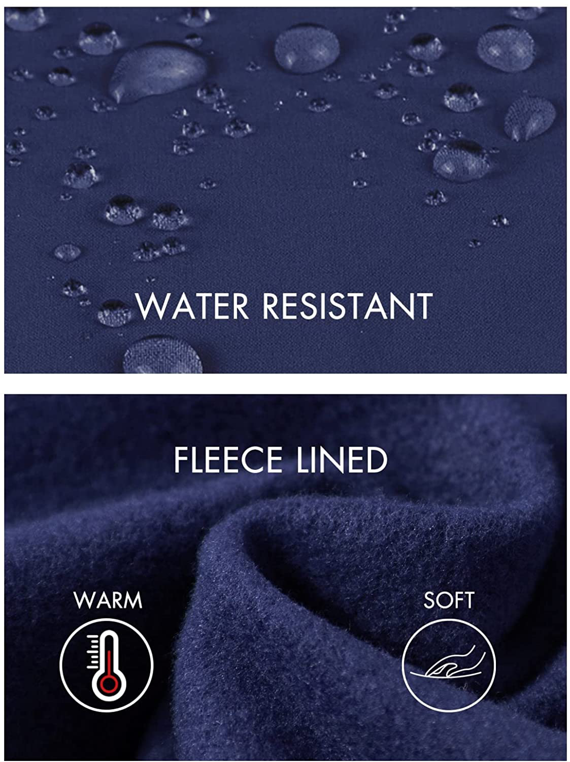 BALEAF Women'S Fleece Lined Pants Water Resistant Sweatpants High Waisted Thermal Joggers Winter Running Hiking Pockets Apparel & Accessories > Clothing > Activewear Kylie Max   