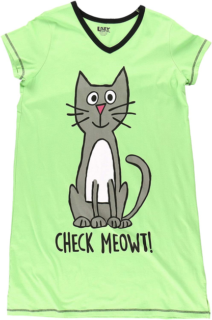 Lazy One V-Neck Nightshirts for Women, Animal Designs Apparel & Accessories > Clothing > Sleepwear & Loungewear > Nightgowns Kylie Max   