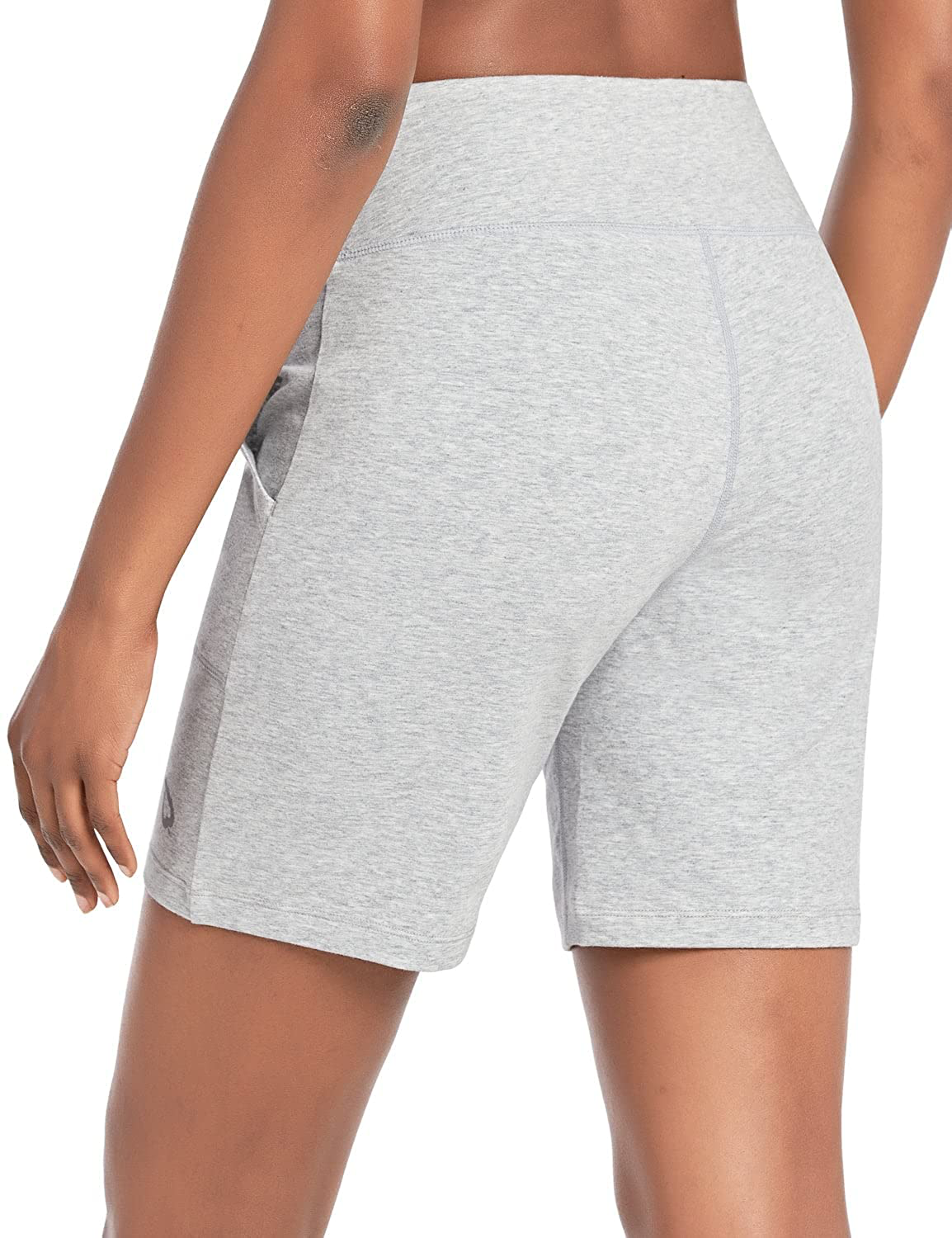 BALEAF Women'S 7" Athletic Long Shorts High Waisted Running Bermuda Shorts with Pockets Apparel & Accessories > Clothing > Shorts Kylie Max   