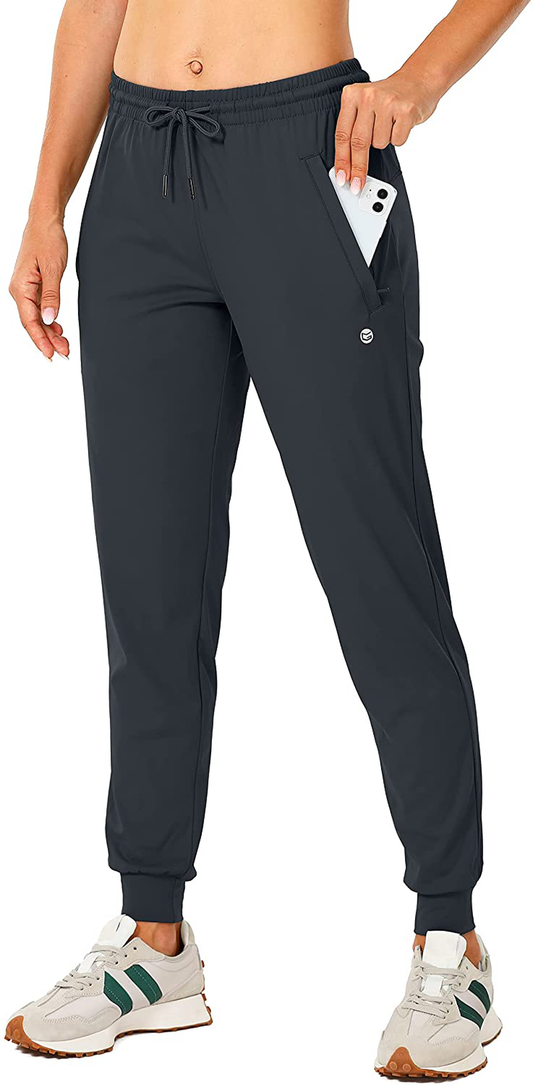 G Gradual Women'S Joggers Pants with Zipper Pockets Tapered Running Sweatpants for Women Lounge, Jogging Apparel & Accessories > Clothing > Activewear Kylie Max   