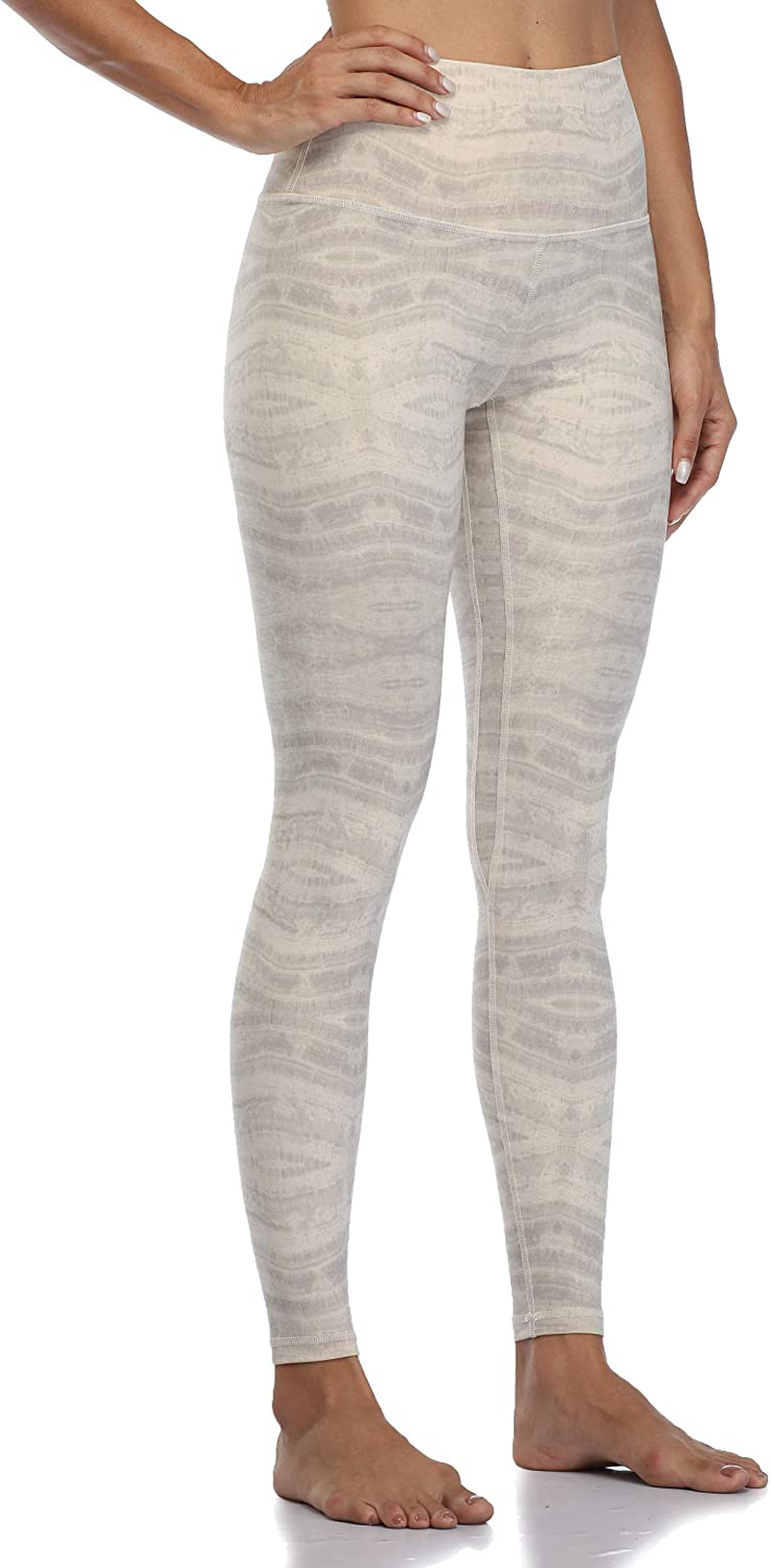 Colorfulkoala Women's High Waisted Pattern Leggings Full-length Yoga Pants Apparel & Accessories > Clothing > Activewear Colorfulkoala Rock Stratum Medium 
