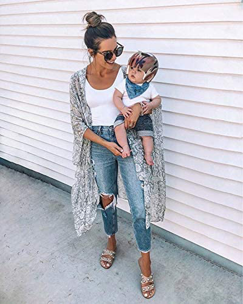 Moss Rose Women Summer Bikini Kimono Bathing Suit Cover Ups for Swimwear Apparel & Accessories > Clothing > Swimwear Kylie Max   