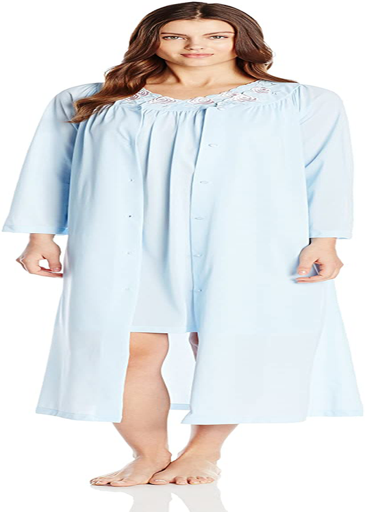 Shadowline Women'S Petals 54 Inch Sleeve Long Coat Apparel & Accessories > Clothing > Sleepwear & Loungewear > Robes Shadowline   