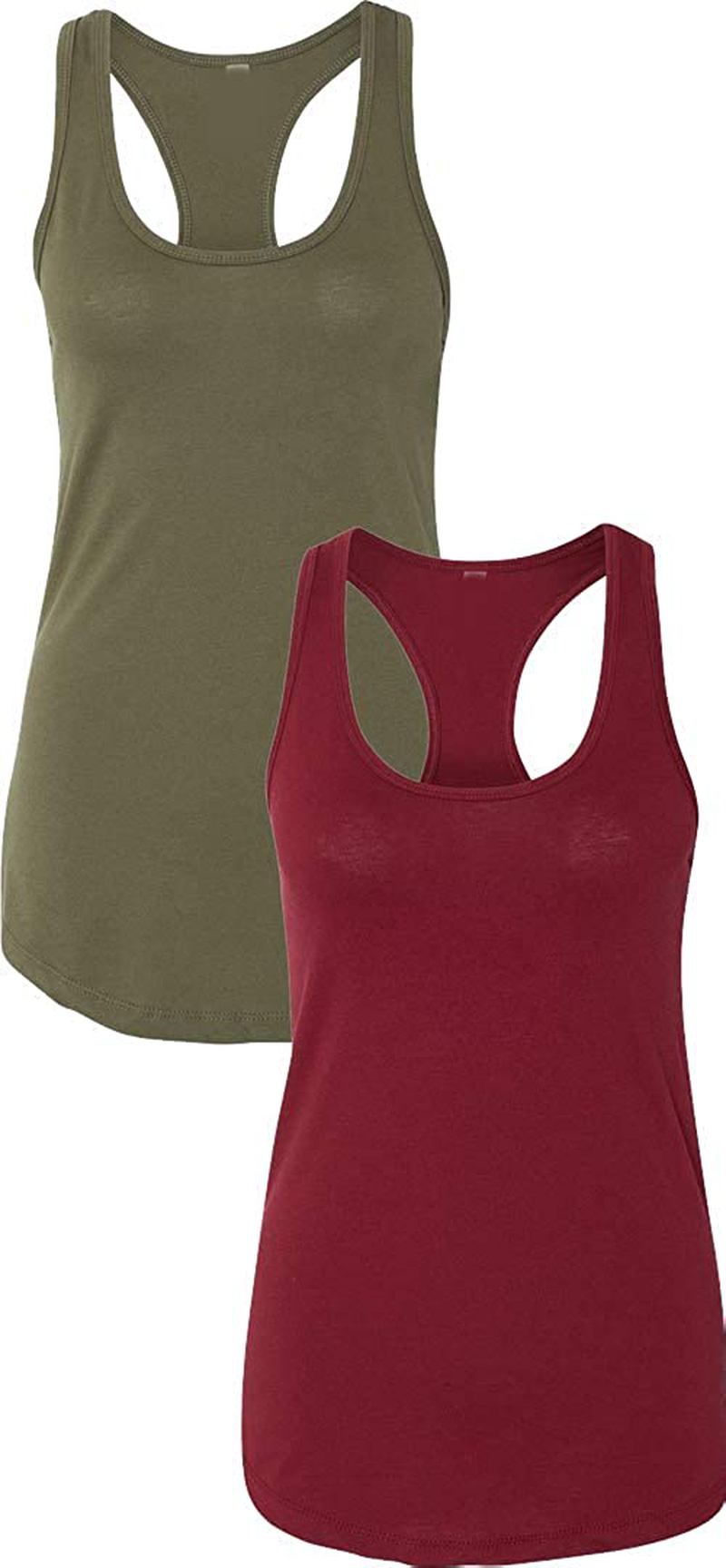 NEXT LEVEL APPAREL Racerback Tank (N1533) Apparel & Accessories > Clothing > Activewear Kylie Max   
