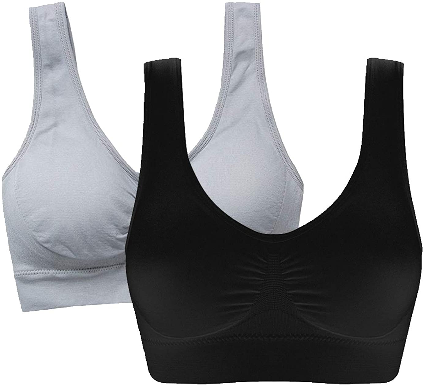 Women'S Comfort Workout Sports Bra Low-Impact Activity Sleep Bras Apparel & Accessories > Clothing > Underwear & Socks > Bras Kylie Max   