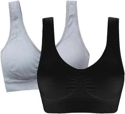 Women'S Comfort Workout Sports Bra Low-Impact Activity Sleep Bras Apparel & Accessories > Clothing > Underwear & Socks > Bras Kylie Max   