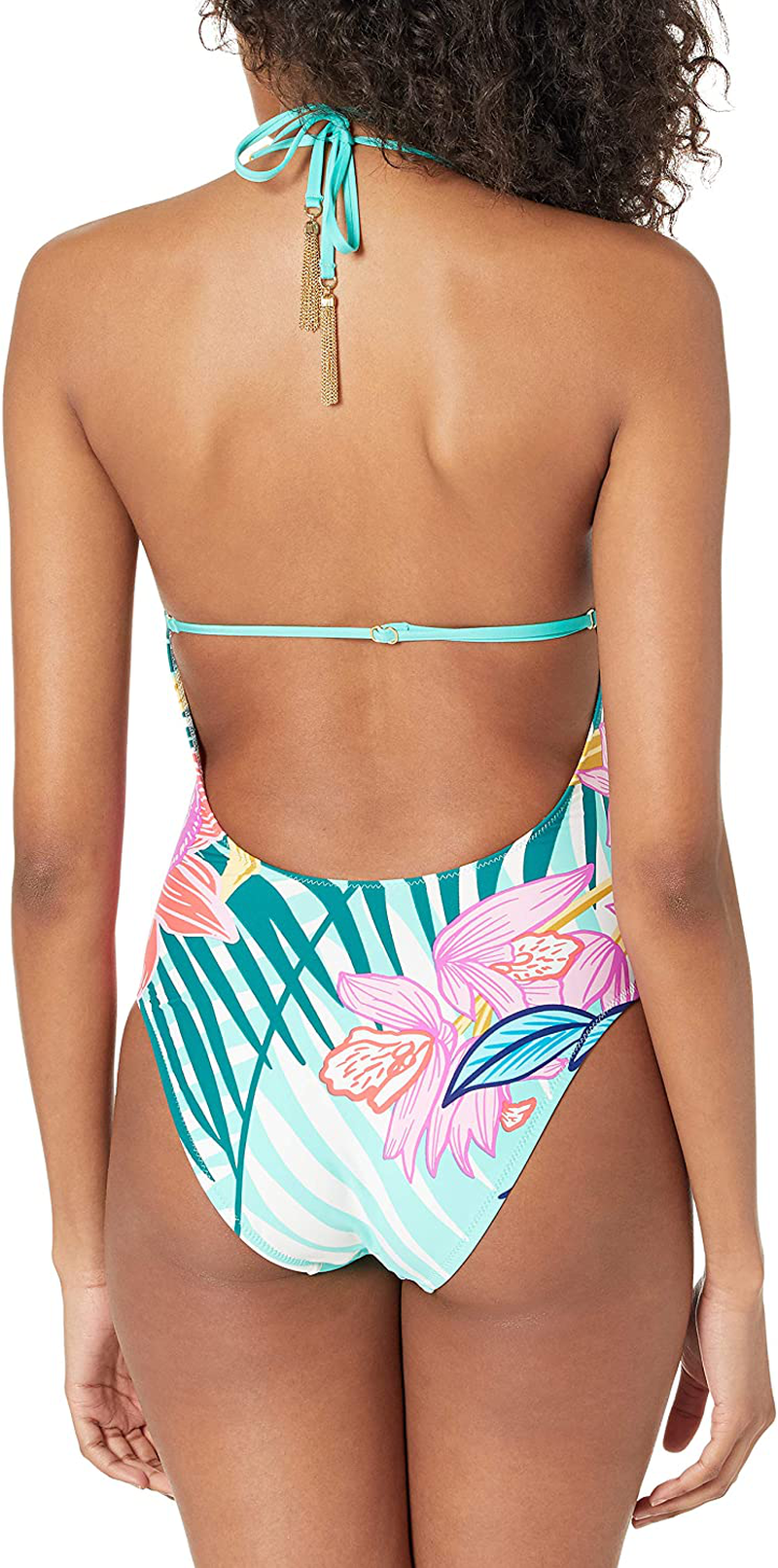 Trina Turk Women'S V-Plunge One Piece Swimsuit Apparel & Accessories > Clothing > Swimwear Kylie Max   