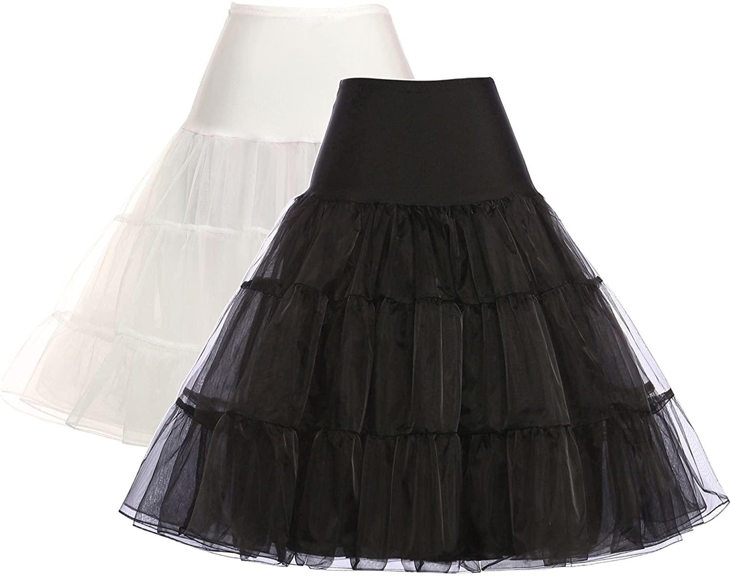 GRACE KARIN Women 50S Petticoat Skirts Tutu Crinoline Underskirt CL008922 Apparel & Accessories > Clothing > Underwear & Socks > Shapewear GRACE KARIN   
