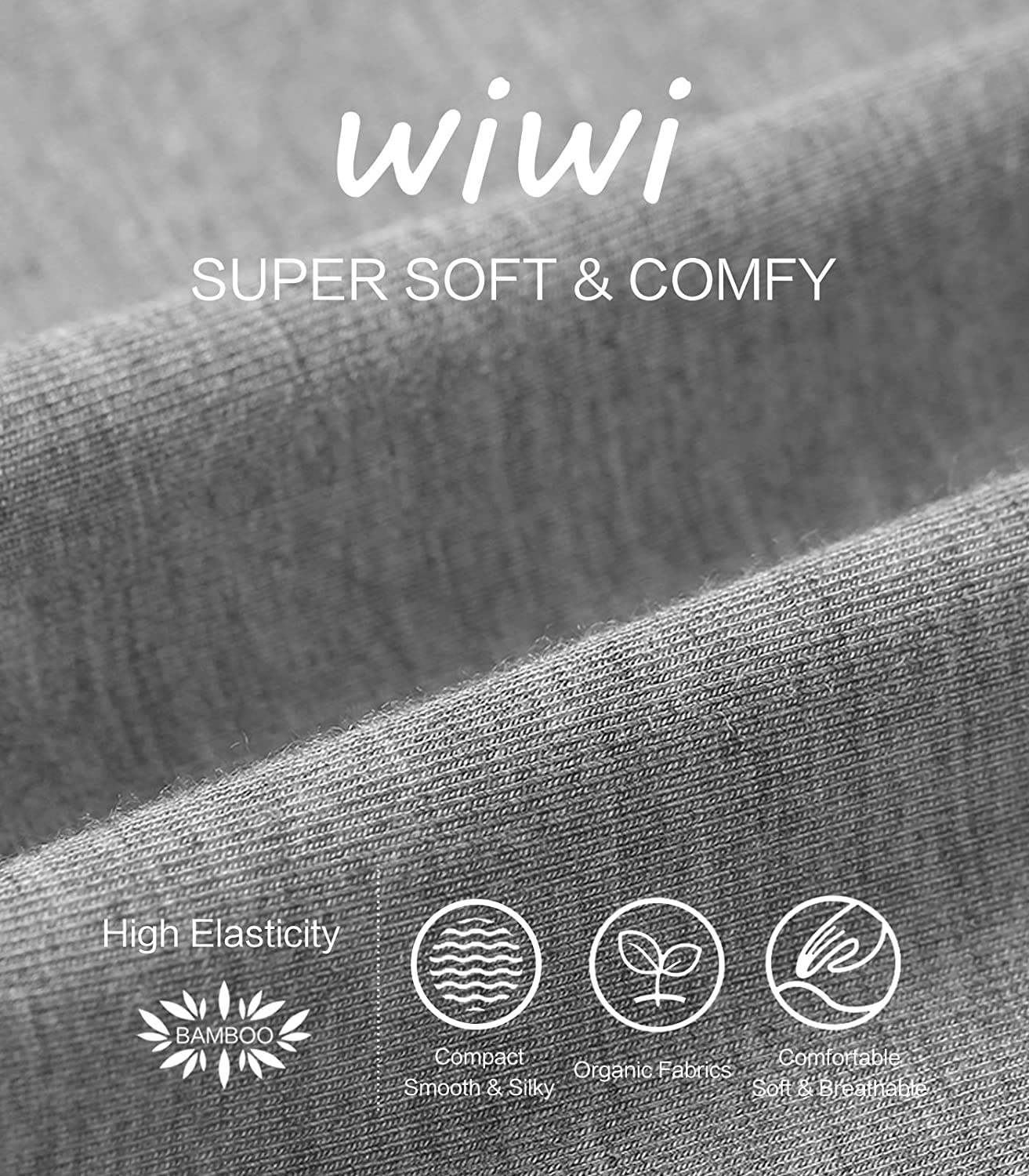 Wiwi Soft Bamboo Nightgowns for Women Sleep Shirts Lightweight Short Sleeve Lounge Dress plus Size Sleepwear S-4X Apparel & Accessories > Clothing > Sleepwear & Loungewear > Nightgowns Kylie Max   