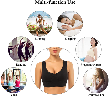 BESTENA Sports Bras for Women, Seamless Comfortable Yoga Bra with Removable Pads Apparel & Accessories > Clothing > Underwear & Socks > Bras Kylie Max   