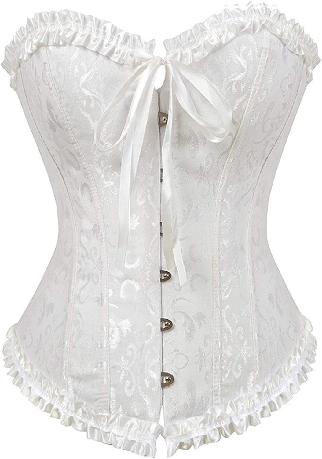 DINGANG Women’S Mini Dress Sleeveless Ruffle Suspender Solid Color Short Solid Color Dress Apparel & Accessories > Clothing > Underwear & Socks > Lingerie DINGANG 819-white XX-Large 