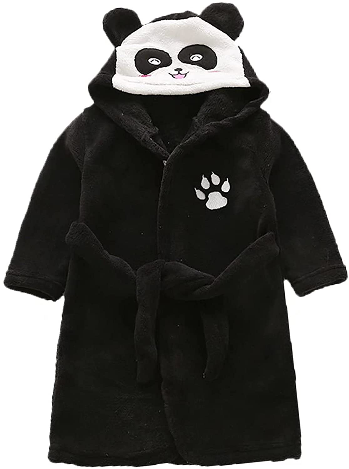 Toddler Baby Boys Girls Cartoon Bathrobe Flannel Robe Winter Night-Robe Apparel & Accessories > Clothing > Sleepwear & Loungewear > Robes Kylie Max   