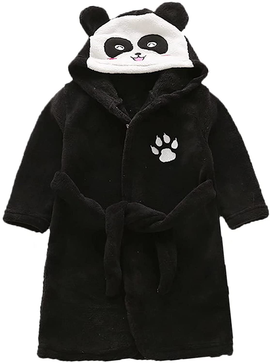 Toddler Baby Boys Girls Cartoon Bathrobe Flannel Robe Winter Night-Robe Apparel & Accessories > Clothing > Sleepwear & Loungewear > Robes Kylie Max   